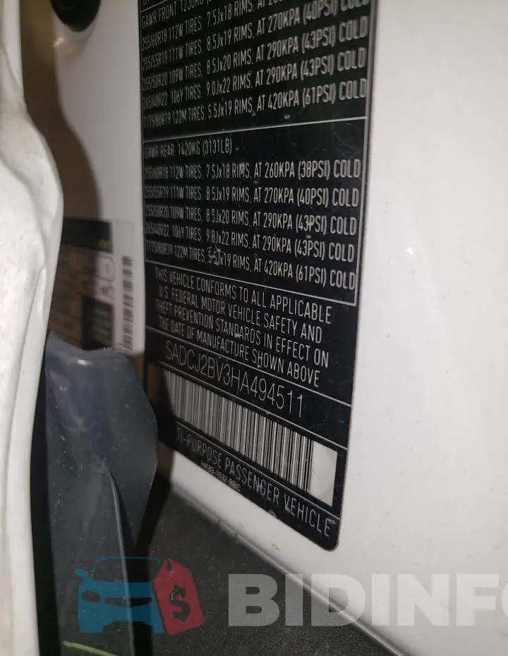 SADCJ2BV3HA494511 Photo# 12