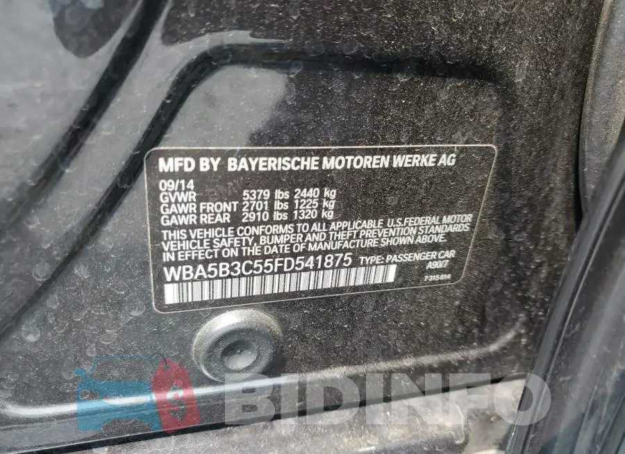 WBA5B3C55FD541875 Photo# 12