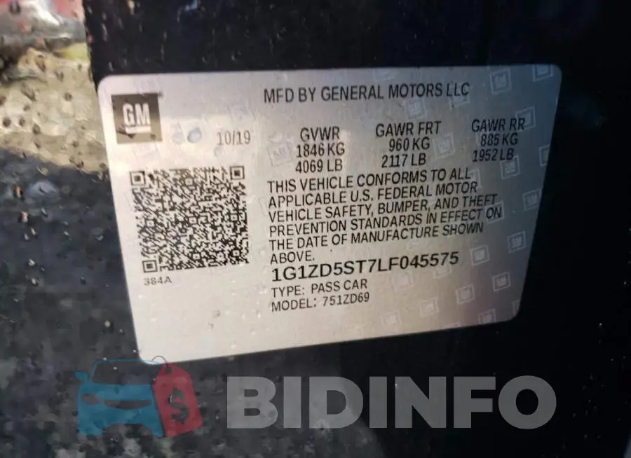 1G1ZD5ST7LF045575 Photo# 13