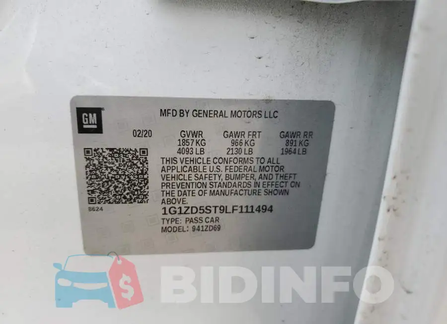 1G1ZD5ST9LF111494 Photo# 12