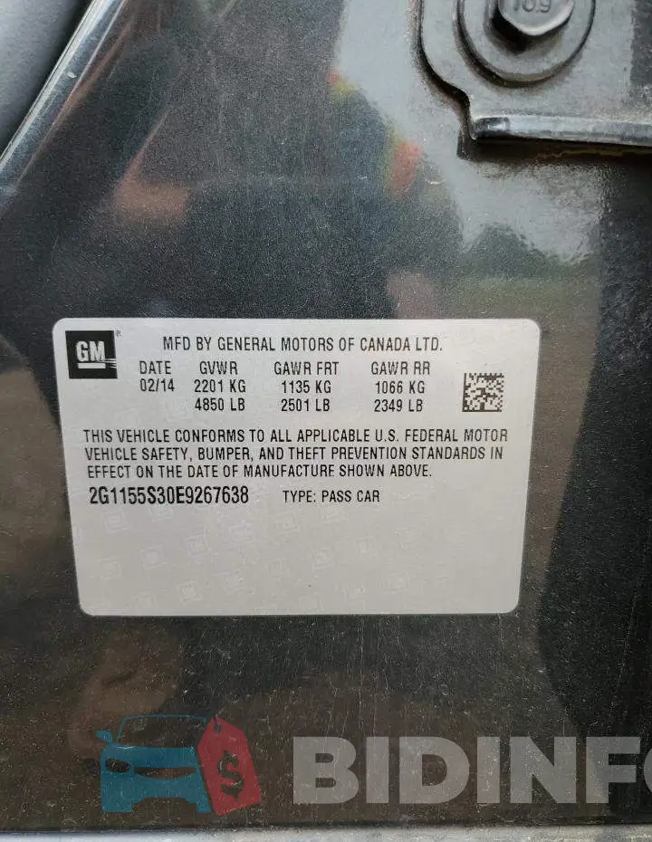 2G1155S30E9267638 Photo# 12