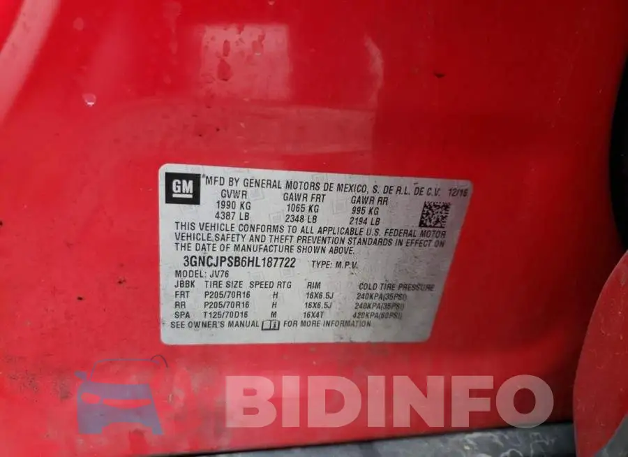 3GNCJPSB6HL187722 Photo# 13