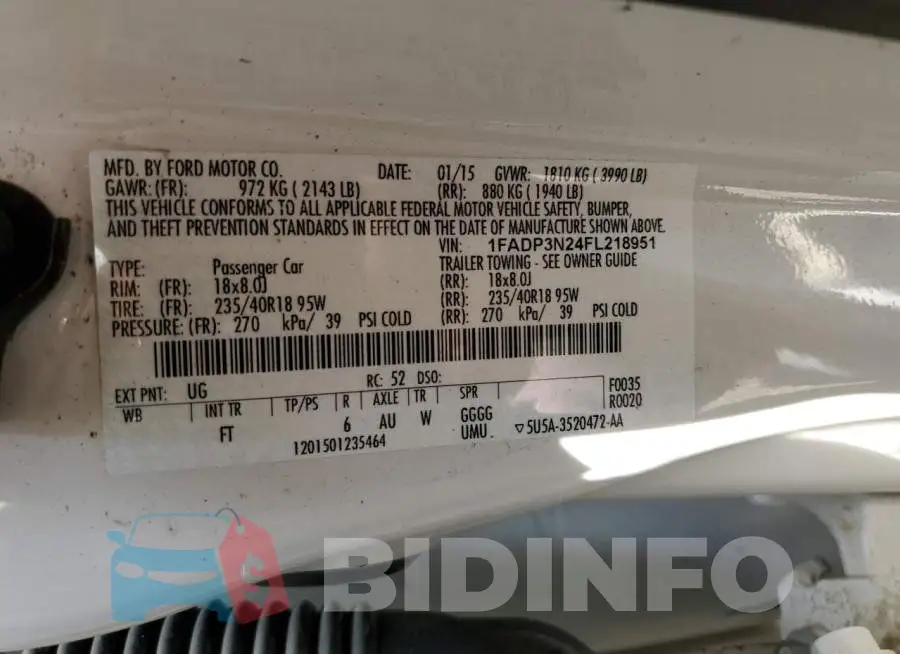 1FADP3N24FL218951 Photo# 12