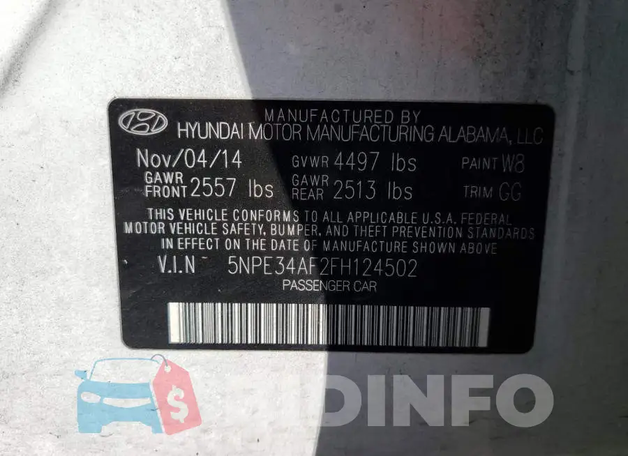 5NPE34AF2FH124502 Photo# 12