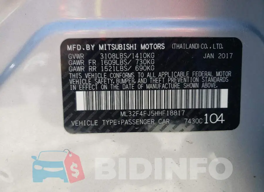 ML32F4FJ5HHF18817 Photo# 12
