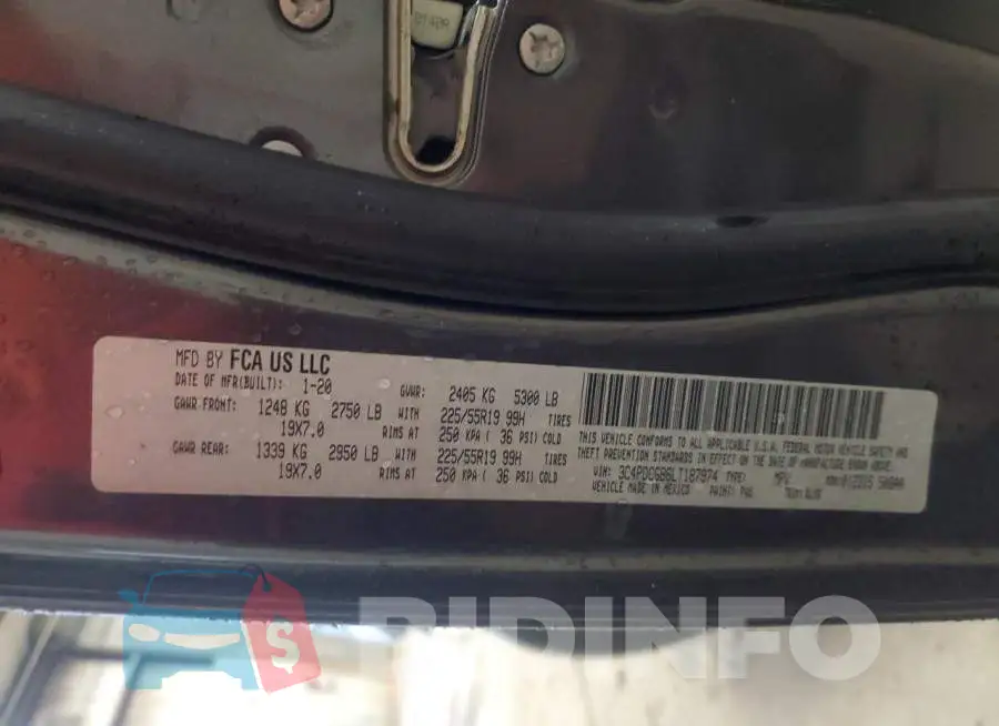 3C4PDCGB6LT187974 Photo# 13