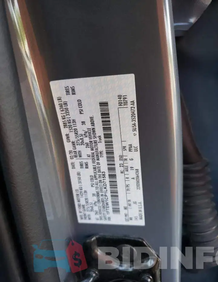 1FTEW1CP1LKD71583 Photo# 12