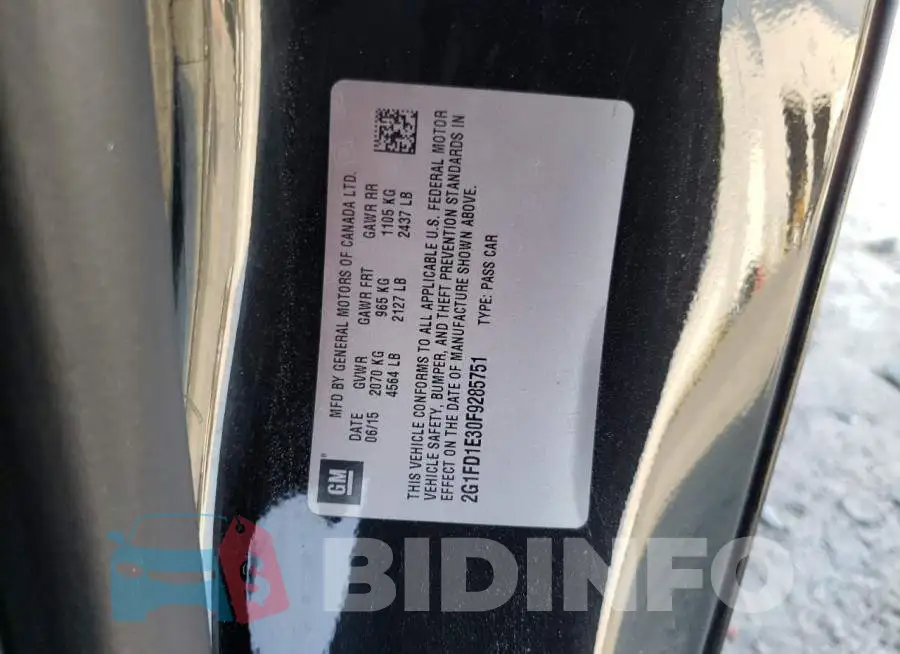 2G1FD1E30F9285751 Photo# 12