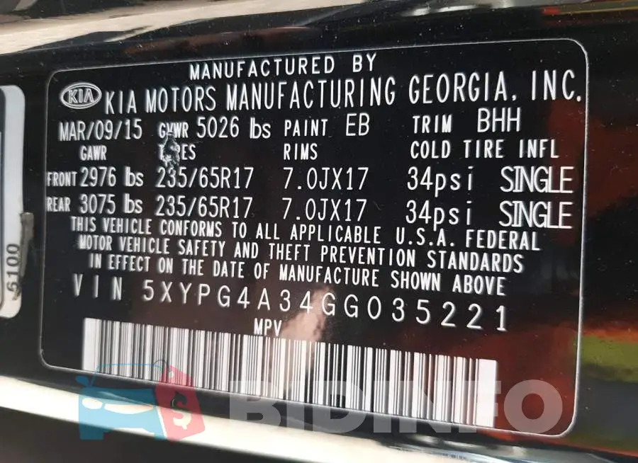 5XYPG4A34GG035221 Photo# 13