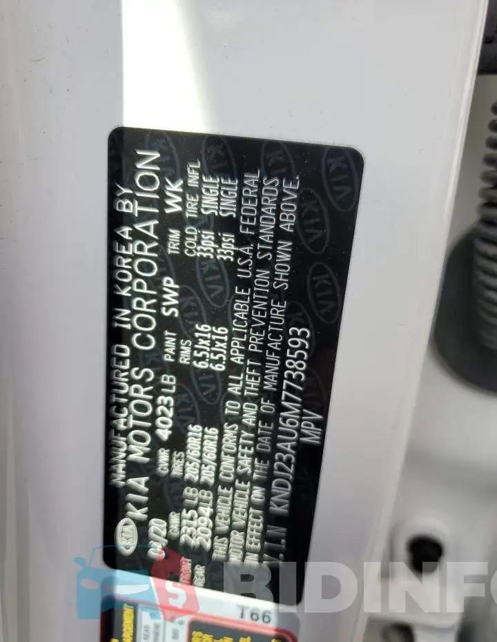 KNDJ23AU6M7738593 Photo# 13