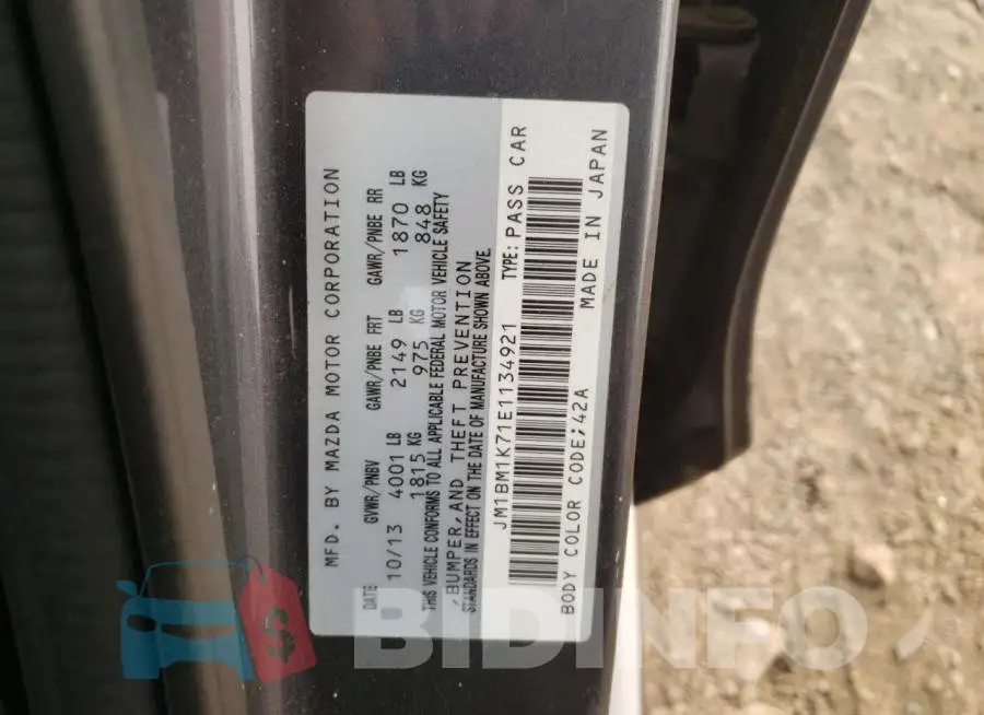 JM1BM1K71E1134921 Photo# 12