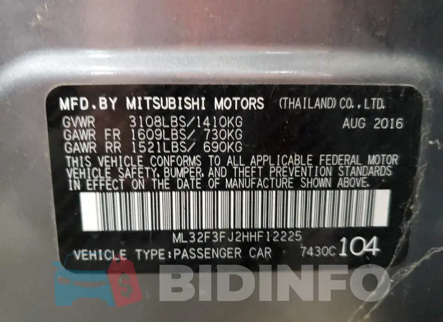 ML32F3FJ2HHF12225 Photo# 13