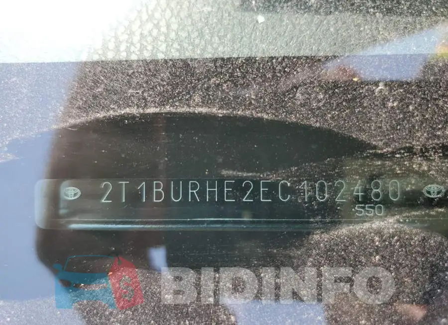 2T1BURHE2EC102480 Photo# 12