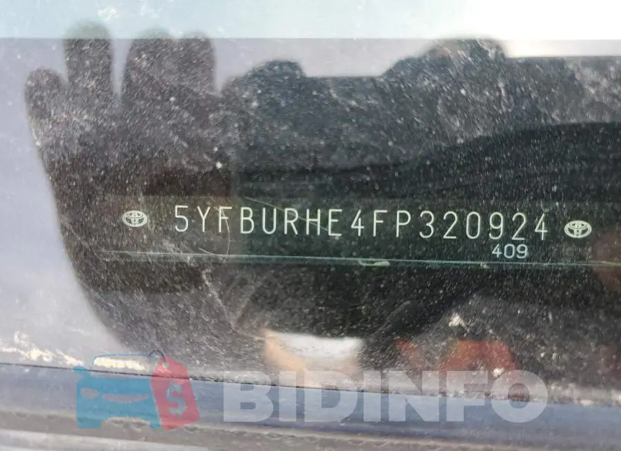 5YFBURHE4FP320924 Photo# 12