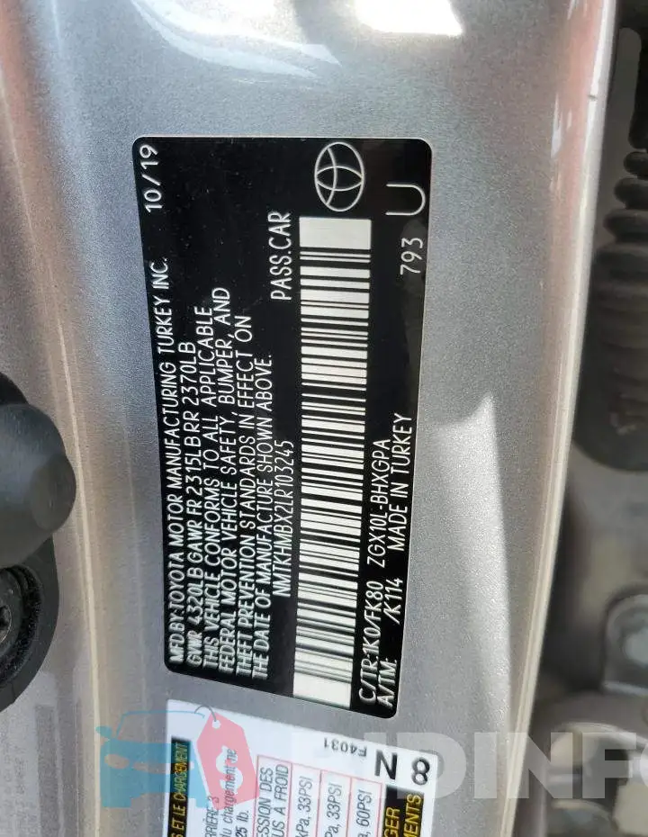 NMTKHMBX2LR103245 Photo# 13