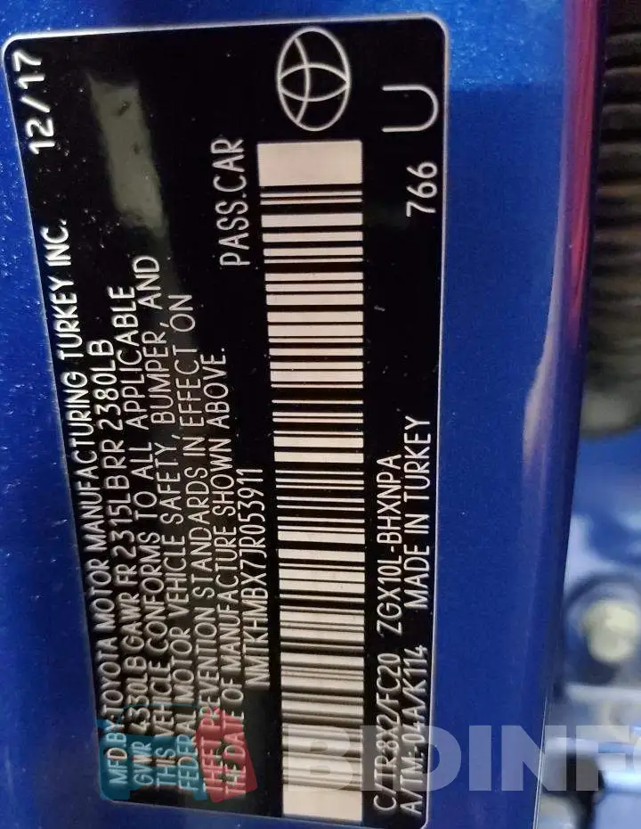 NMTKHMBX7JR053911 Photo# 12