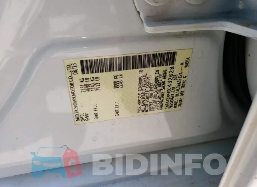 1N4AA5AP4EC432628 Photo# 12