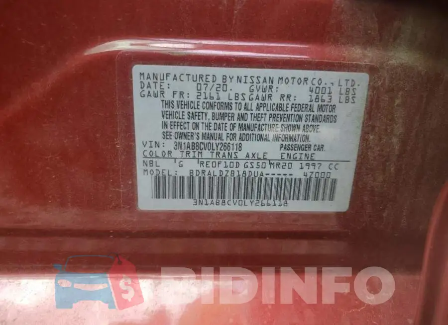 3N1AB8CV0LY266118 Photo# 12