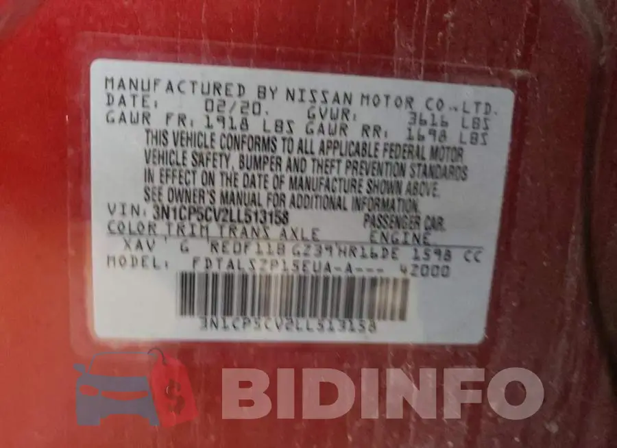3N1CP5CV2LL513158 Photo# 13