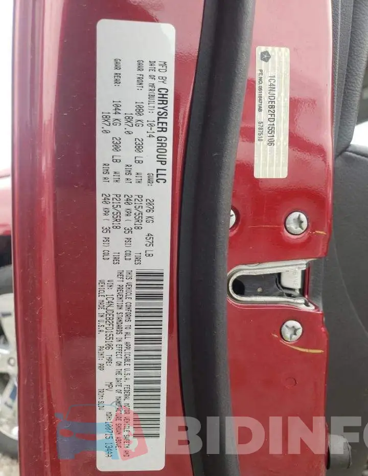 1C4NJDEB2FD155106 Photo# 12