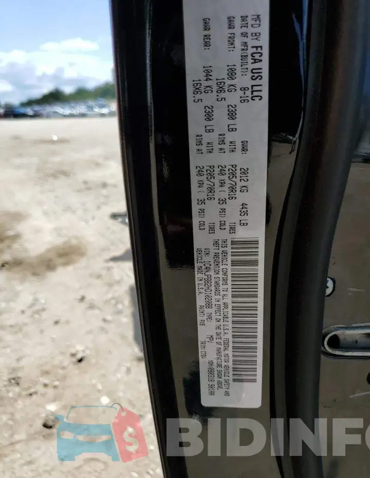 1C4NJPBB2HD102088 Photo# 13