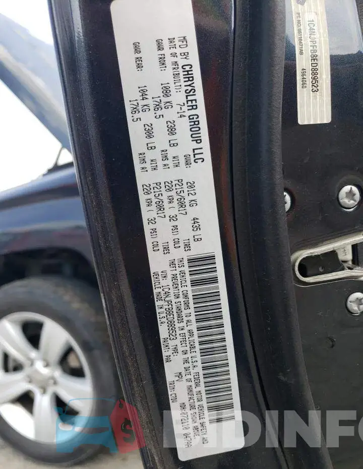 1C4NJPFB8ED889523 Photo# 12