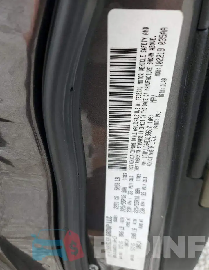 1C4PJLDB4EW139612 Photo# 12