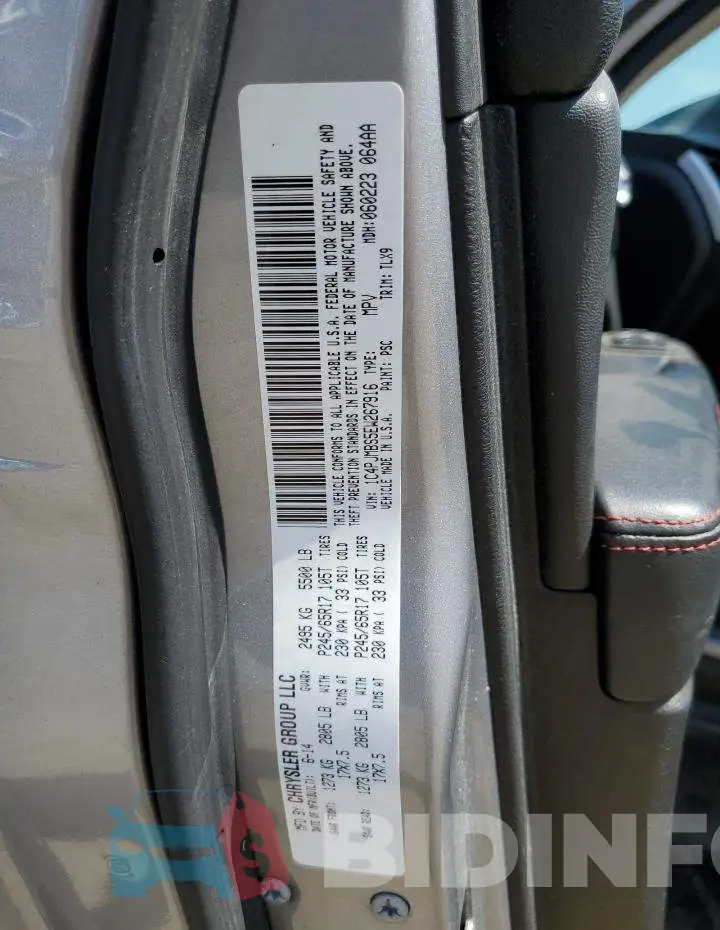 1C4PJMBS5EW267916 Photo# 13