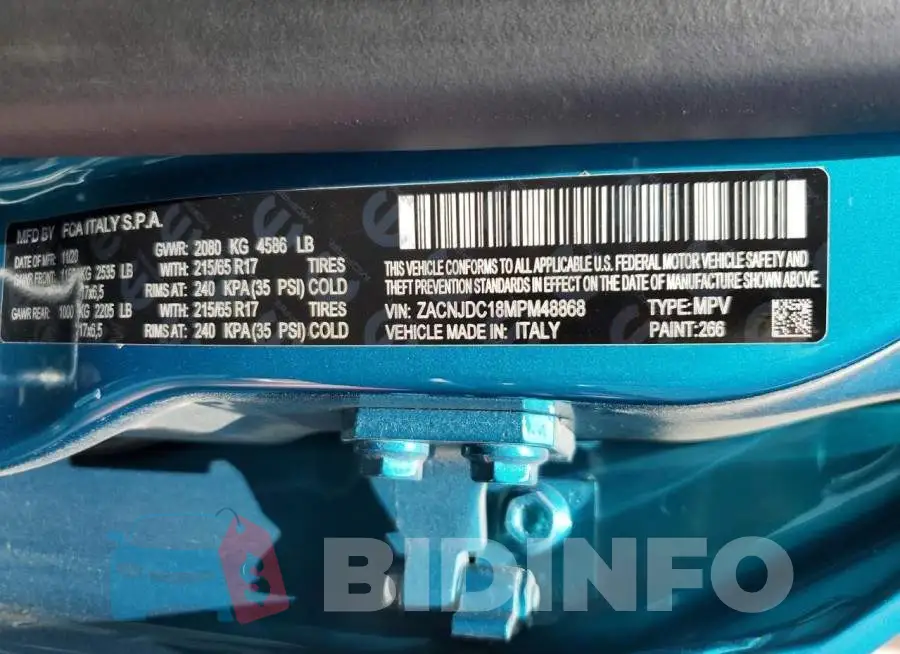 ZACNJDC18MPM48868 Photo# 12