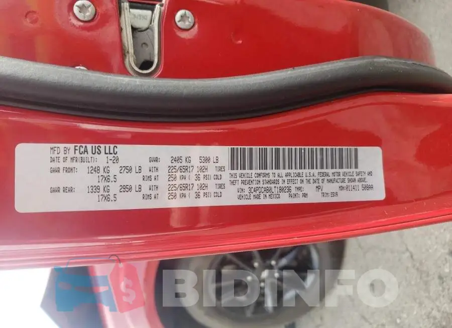 3C4PDCAB0LT180236 Photo# 13