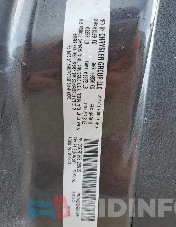 3C3CFFJH5ET269015 Photo# 13
