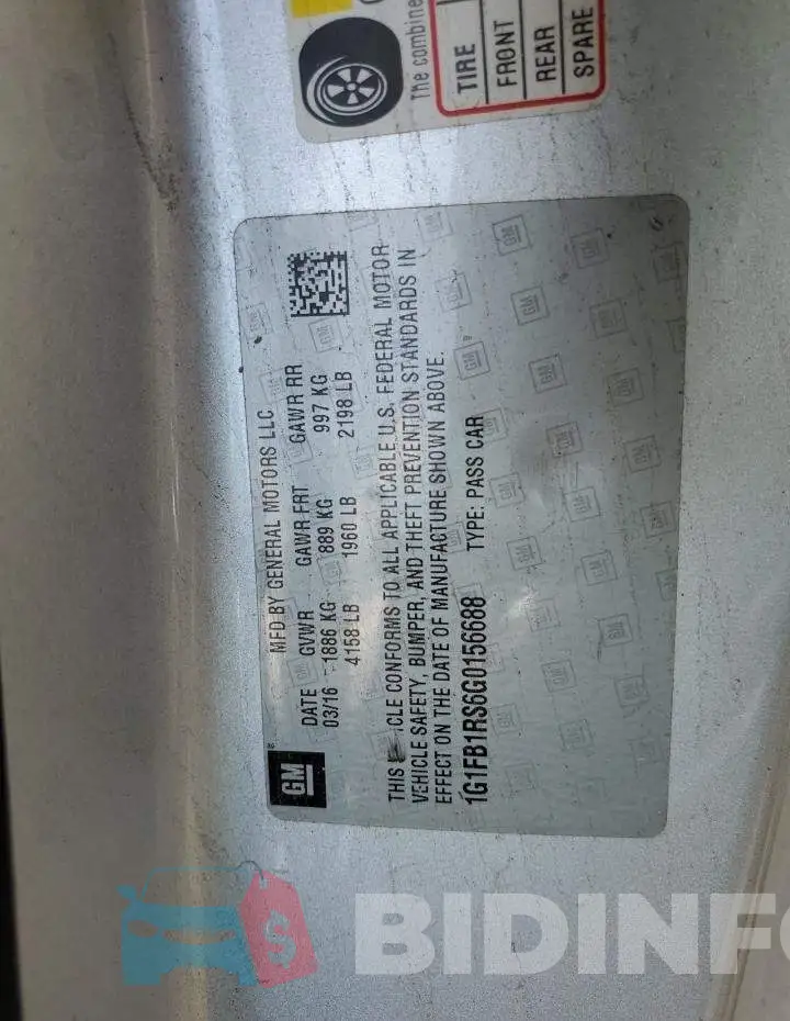 1G1FB1RS6G0156688 Photo# 12