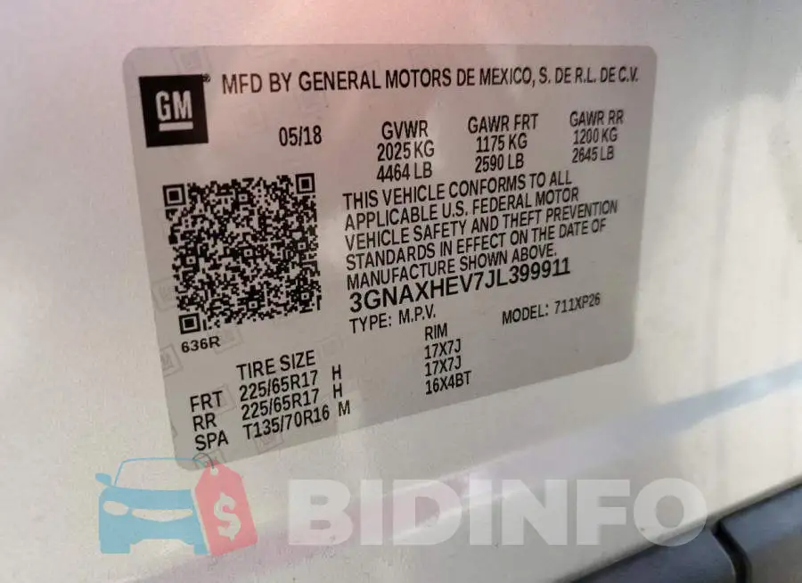 3GNAXHEV7JL399911 Photo# 13