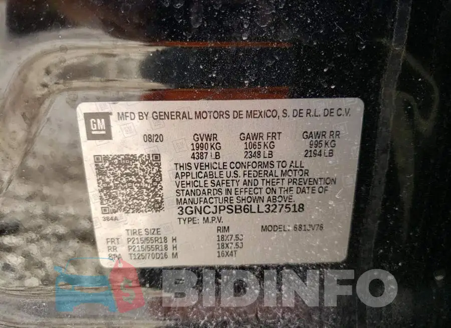 3GNCJPSB6LL327518 Photo# 12