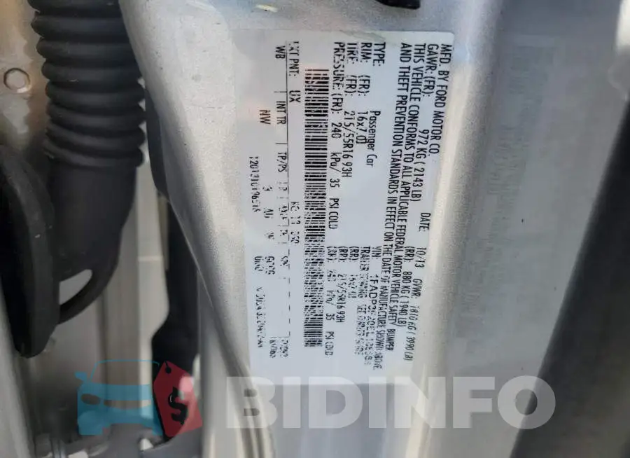 1FADP3F20EL188568 Photo# 12