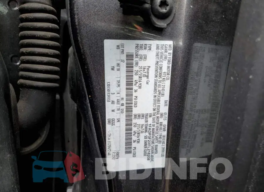 1FADP3F2XFL218208 Photo# 13