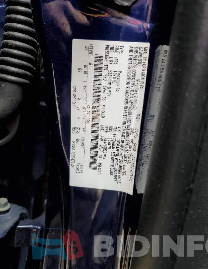 1FADP3L91GL201557 Photo# 12