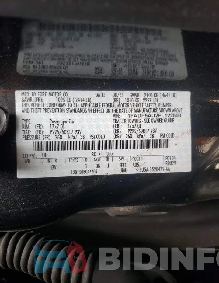 1FADP5AU2FL122500 Photo# 13