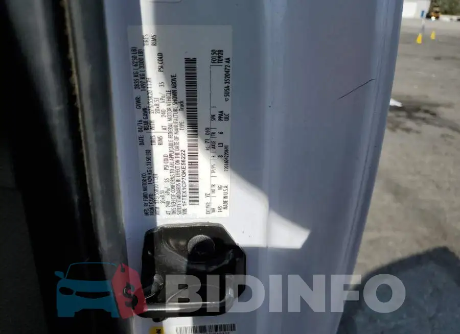 1FTEX1CP7GKE56222 Photo# 12