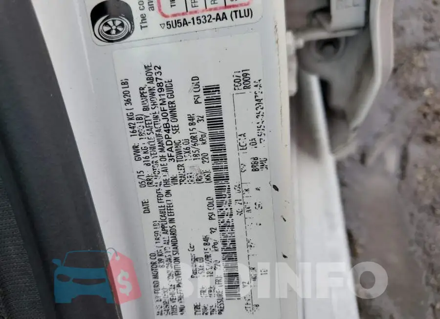 3FADP4BJ0FM198732 Photo# 12