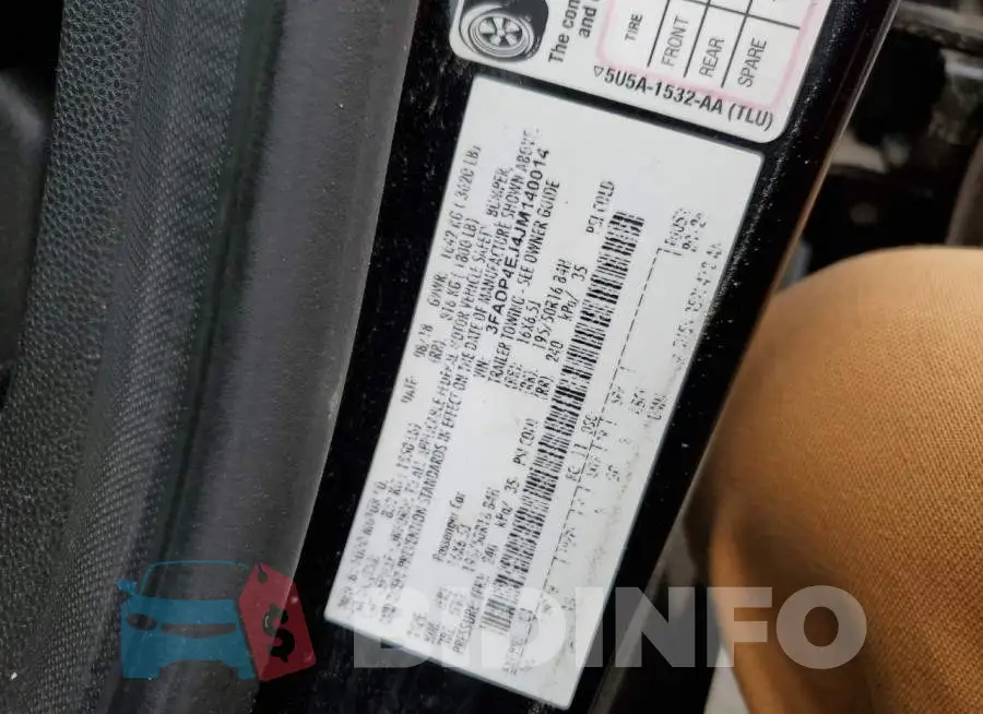 3FADP4EJ4JM140014 Photo# 13