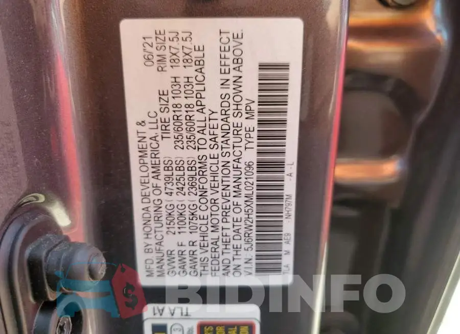 5J6RW2H5XML021096 Photo# 12