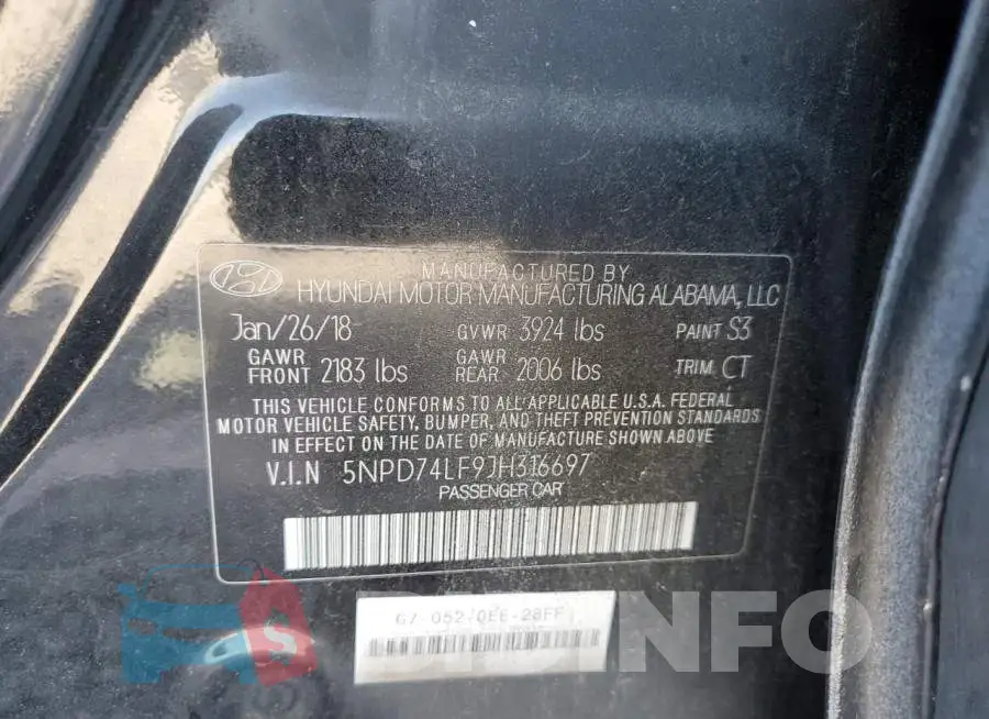 5NPD74LF9JH316697 Photo# 13