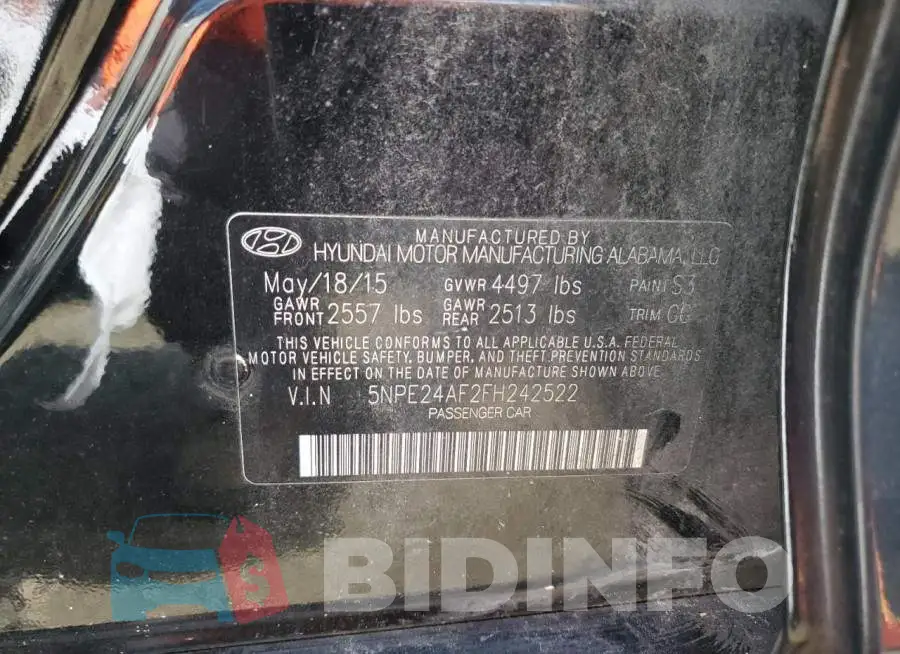 5NPE24AF2FH242522 Photo# 12