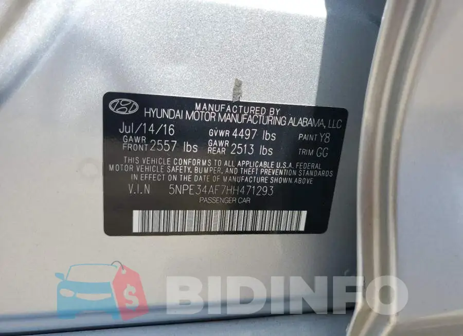 5NPE34AF7HH471293 Photo# 12