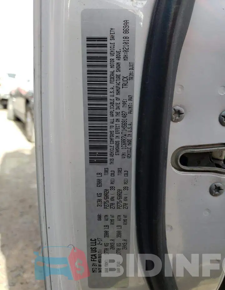 1C6RR7WT1HS691487 Photo# 12