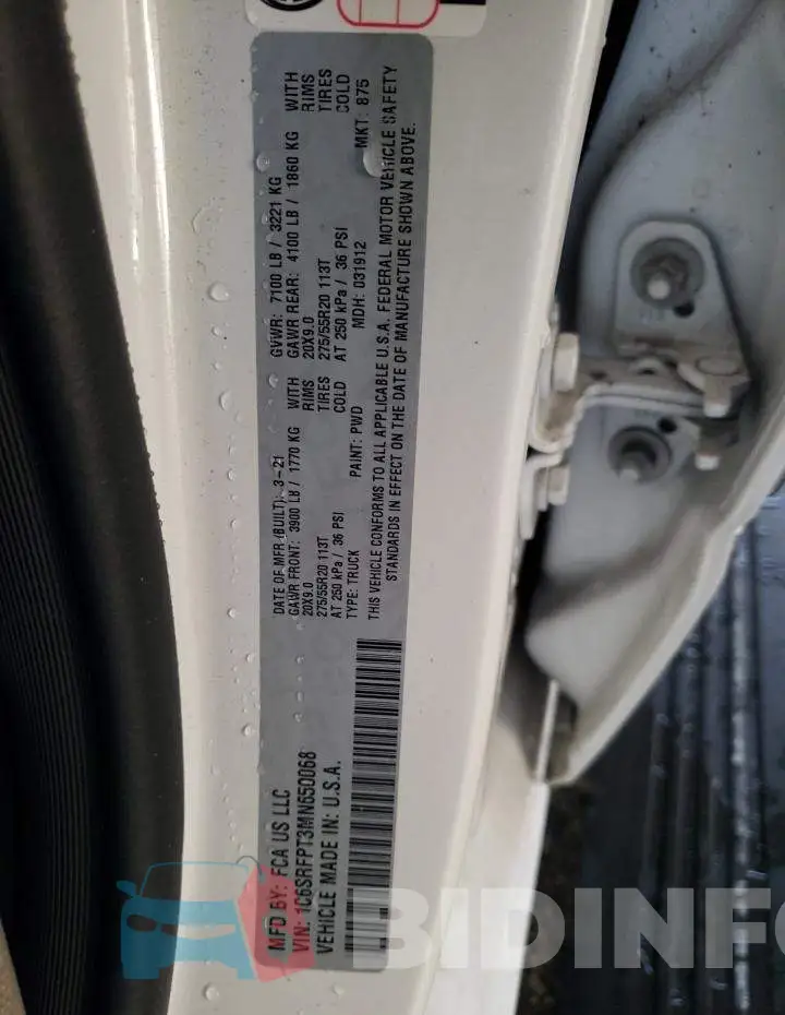 1C6SRFPT3MN650068 Photo# 13