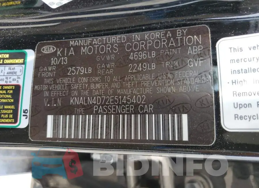KNALN4D72E5145402 Photo# 12