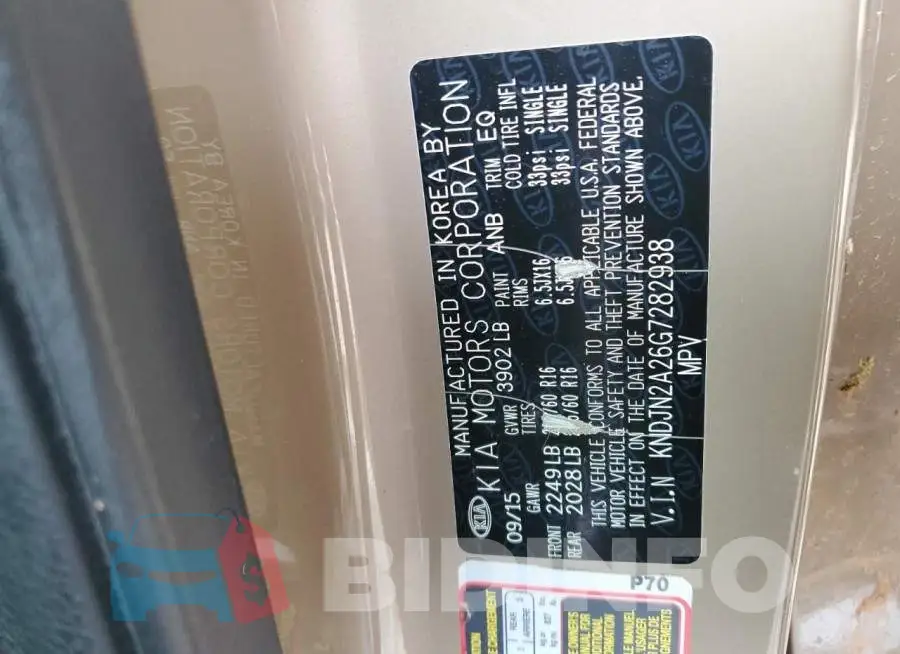 KNDJN2A26G7282938 Photo# 12