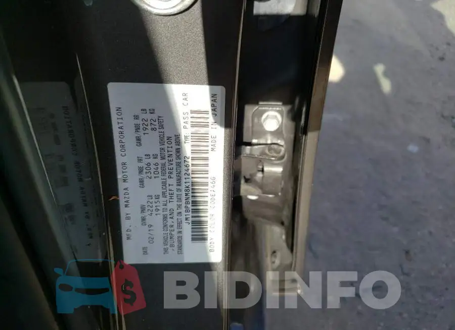 JM1BPBNM8K1124672 Photo# 13